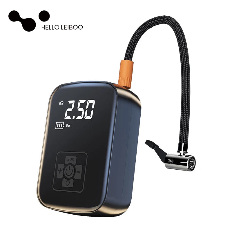 Compressore portatile con display digitale