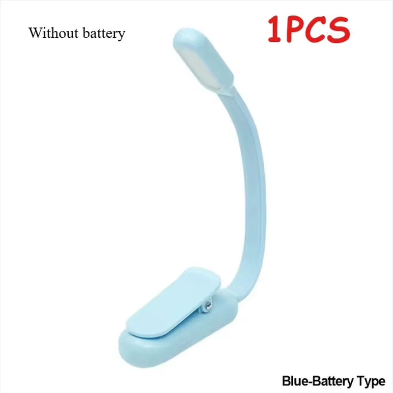 LED Desk Lamp Mini Book Light 3 Brightness Levels USB Rechargeable Clip on Study Lamp for Bedroom Dormitory Travel Reading