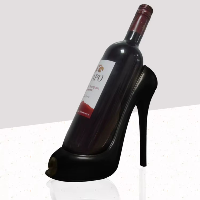 Creative Resin High-Heeled Shoes Shape Wine Bottle Holder Stand Wine Rack Ornaments Living Room Bar Wine Cabinet Decoration Gift