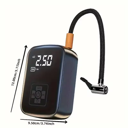 Compressore portatile con display digitale