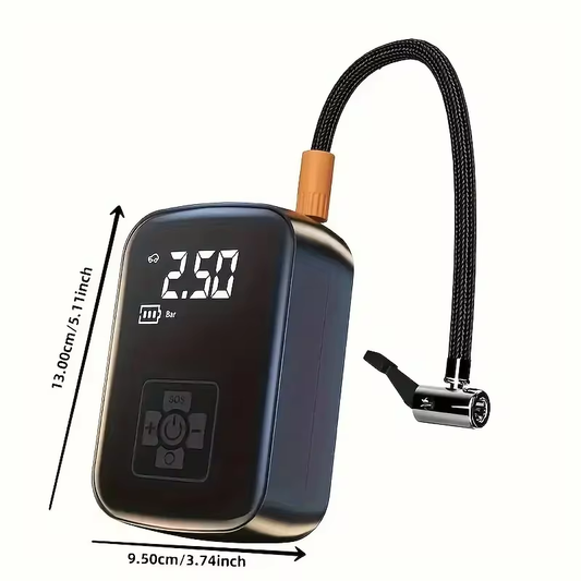 Compressore portatile con display digitale