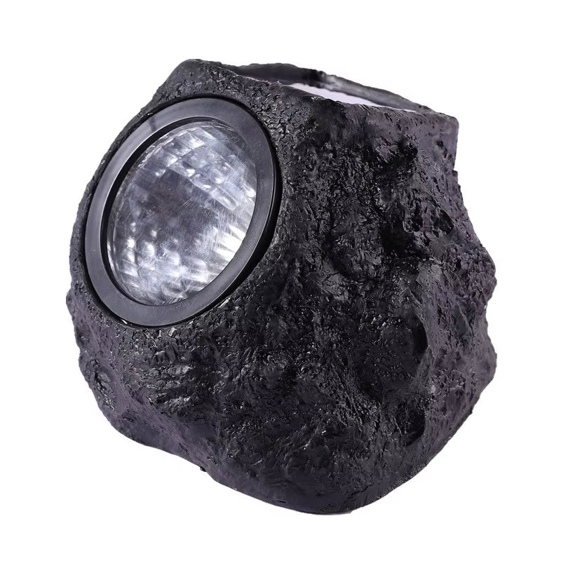 LED Solar Energy Warm Light Outdoor Garden Lawn Decoration Waterproof Lighting Garden Spotlight Solar Simulation Stone Light